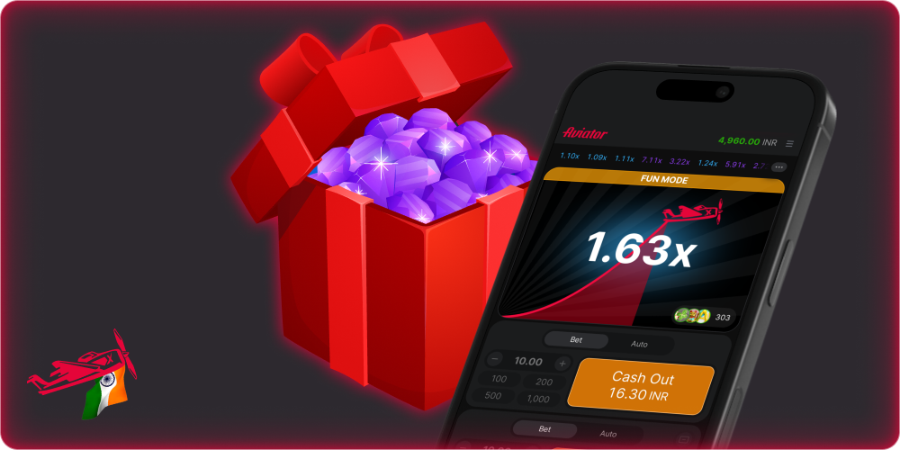 Latest bonuses and promotional offers for Aviator Game India